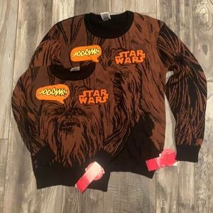 Children’s Star Wars Chewbacca Sweater Size Kids XS and XL. VINTAGE.